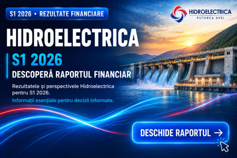 HIDROELECTRICA – rezultate financiare S1 2026 și invitație de a descoperi raportul financiar