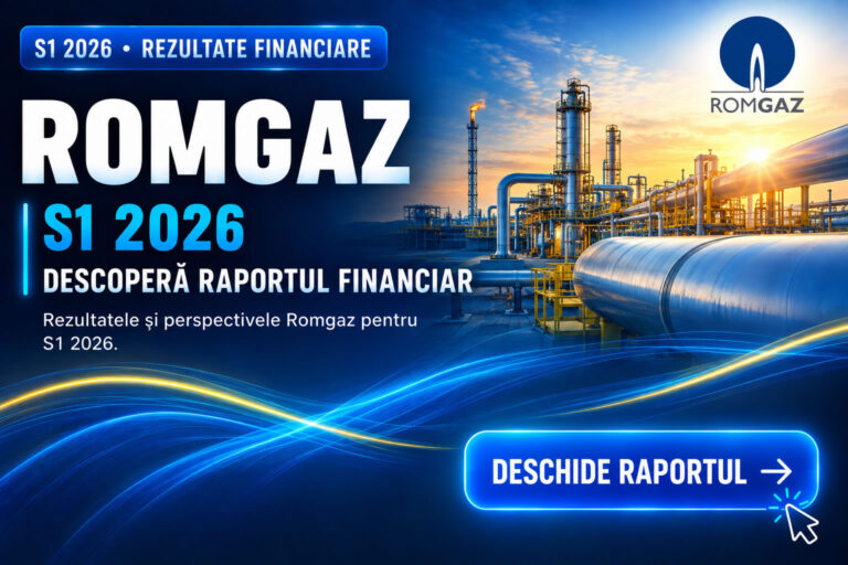 ROMGAZ – rezultate financiare S1 2026 și invitație de a descoperi raportul financiar